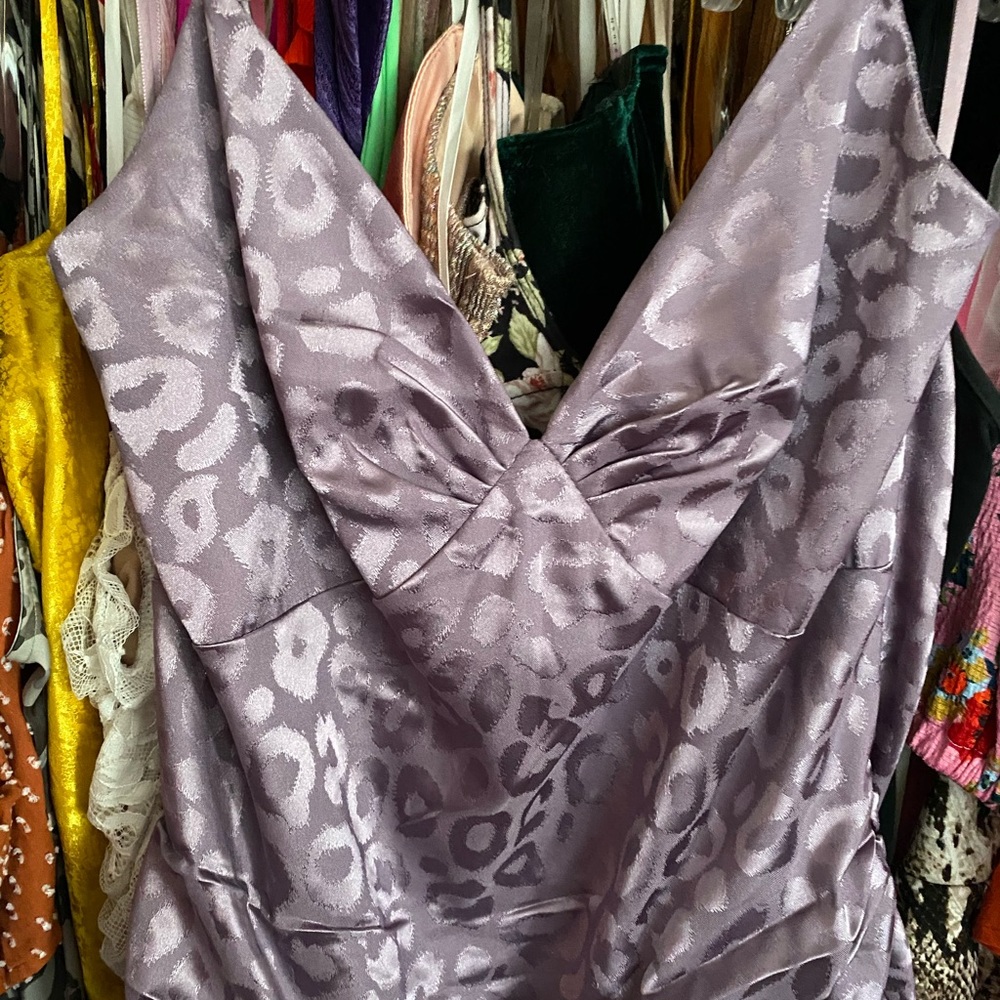 PRETTY LITTLE THING Leopard Party Dress NWT! 💜 - Picture 2 of 11